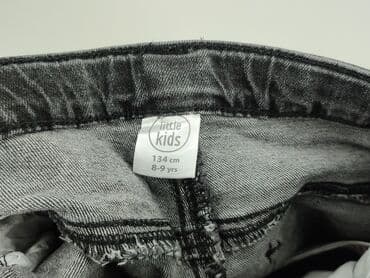 wyprzedaż jeansy dziecięce: Spodnie jeansowe, Little kids, 9 lat, 128/134, stan - Idealny — 4