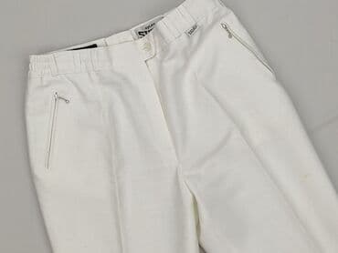 spodnie dresowe z napisami: Material trousers for women, size M (EU 38) — 1