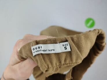 spodnie woskowane house: House, Material trousers for women, size S — 4