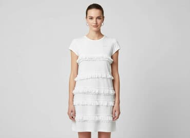 smyk białe sukienki: Sukienka damska, rozmiar S — 6