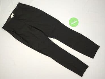 h m plus size tops: H&M, Spodnie materiałowe damskie, M — 2