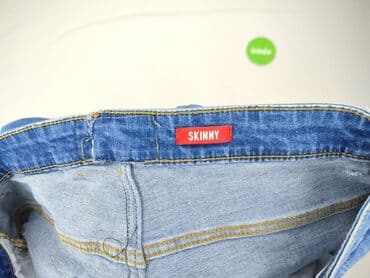 czarne skinny jeans: Skinny, Jeansy damskie, rozmiar S — 4