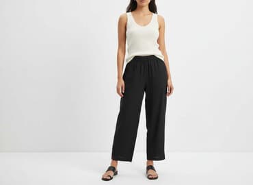 reserved spodnie wysoki stan: Reserved, Spodnie materiałowe damskie, rozmiar S — 1