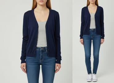 kononowicz bez koszulki: Orsay, Kardigan damski, rozmiar S — 8