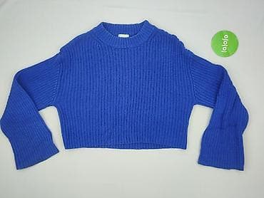 niebieski sweter hm: H&M, Sweter damski, rozmiar S — 2