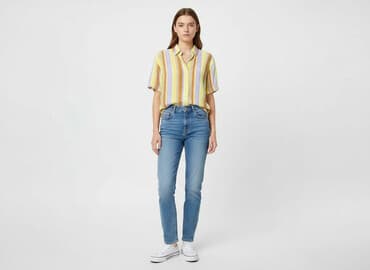 koszula w paski bershka: PULL&BEAR, Koszula damska, rozmiar S — 8