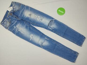 dziurawe dżinsy: Jeansy damskie, rozmiar S — 2