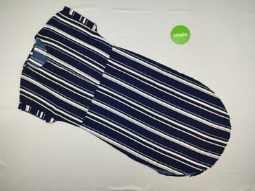 biała bluzka w granatowe paski: Sukienka damska, rozmiar M — 3