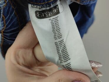 pajacyk niemowlęcy lidl: Denim pants, Ergee, 12-18 months, condition - Good — 5