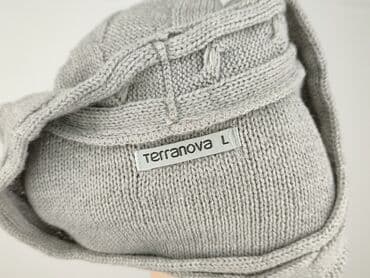 sweter z transparentnymi rękawami: Terranova, Sweter damski, rozmiar L — 4
