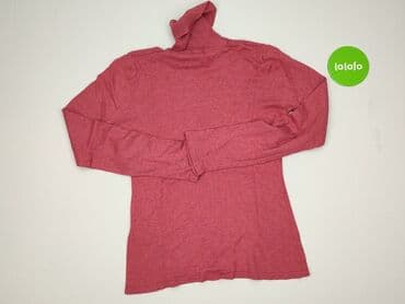 sweter bordo: Golf damski, rozmiar M — 3