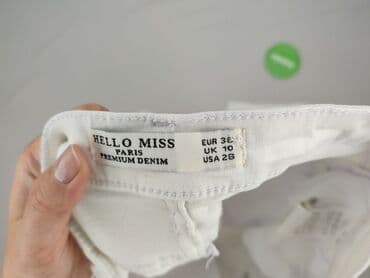 białe spodnie hello kitty: Hello Miss, Jeansy damskie, rozmiar S — 5