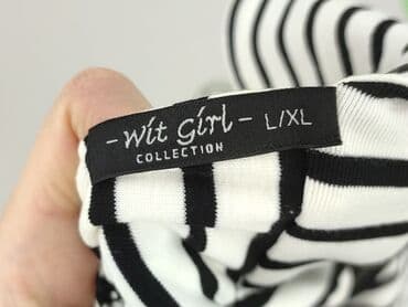 bluzki w paski z serduszkiem: Bluzka damska, rozmiar L — 4