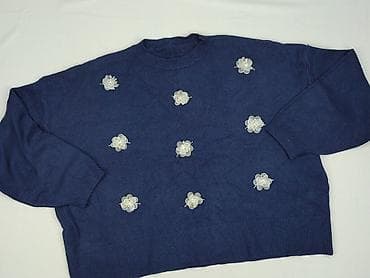 niebieski sweter damski: Sweter damski, rozmiar One size — 1