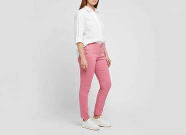 bershka spodnie hello kitty: Orsay, Spodnie materiałowe damskie, rozmiar XL — 7