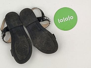 sandalki czarne ccc: Sandałki DeeZee, 33, Używany — 3