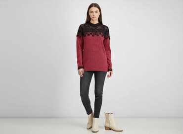 sukienki sweterkowe damskie allegro: Sweter damski, rozmiar One size — 1