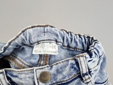koszule button down: Spodnie jeansowe, So cute, 1.5-2 lat, 92, stan - Bardzo dobry — 4