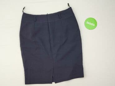 granatowa plisowane spódnice: Spódnica damska, XL — 3