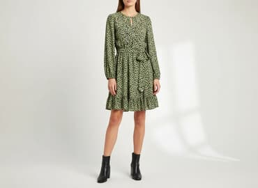 krótkie spodenki w panterke: Sukienka damska, rozmiar S — 7