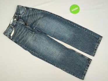bershka spodnie zebra: Spodnie jeansowe, 12 lat, 146/152, stan - Bardzo dobry — 2