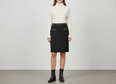 spódniczki ze sztucznej skóry: Spódnica damska, rozmiar L — 9