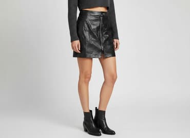 skórzane spódniczki mini: Topshop, Spódnica damska, rozmiar M — 7