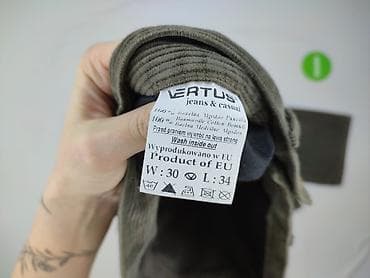 Ubrania damskie: Vertus, Spodnie materiałowe damskie, rozmiar M — 4