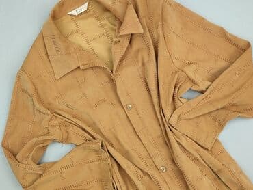 kurtka koszulowa z frędzlami: Women`s shirt, size 4XL — 2