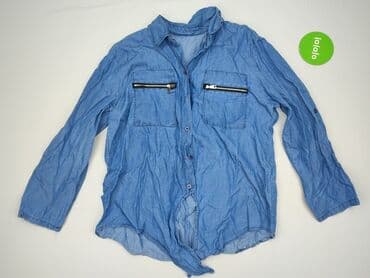 koszula niebieska hm: Koszula damska, rozmiar L — 2