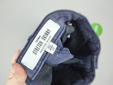mesh: Męskie spodnie TOPMAN Stretch Skinny - Krój: skinny, dopasowany, z — 4