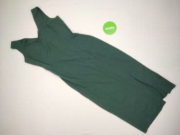 sukienka maxi butelkowa zieleń długi rękaw: Sukienka damska, rozmiar M — 3