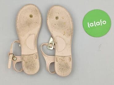 sandały na koturnie z pomponami: Japonki damskie, rozmiar 37 — 3