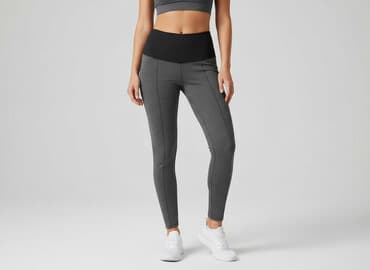 grafitowe legginsy damskie: Legginsy Sportowe damskie, rozmiar S — 5