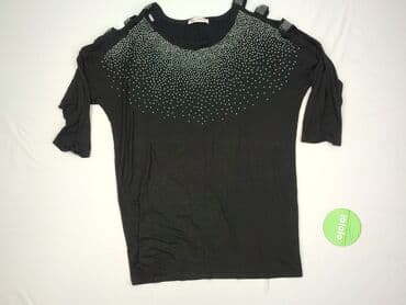 bluzka z kotem h: Women's blouse, size S (EU 36) — 2