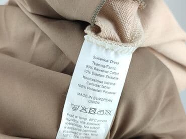 sukienki beżowe midi: Sukienka damska, rozmiar M — 5