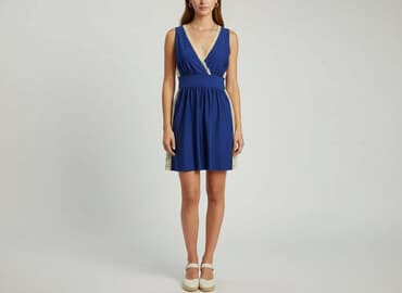 srebrne dodatki do sukienki: Sukienka damska, rozmiar S — 6