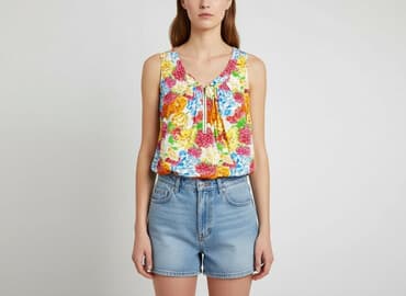 new yorker koszulka z kwiatkiem: Amisu, Bluzka damska, XS — 6