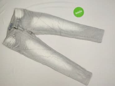 srebrne jeansy: Jeans for women, size S — 3