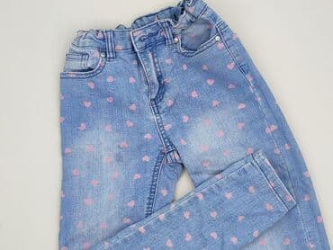 kombinezon softshell 128: Spodnie jeansowe, Little kids, 8 lat, 128, stan - Bardzo dobry — 1