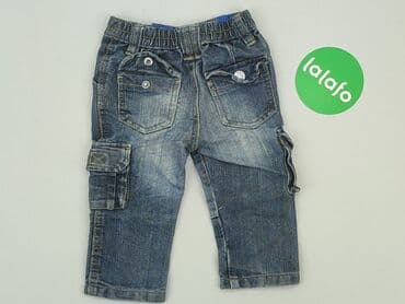 h: Denim pants, 3-6 months, condition - Good — 3