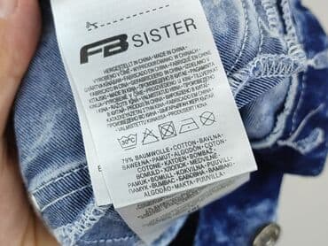 spodenki jeansowe z wysokim stanem pull and bear: FB Sister, Szorty damskie, rozmiar XS — 5
