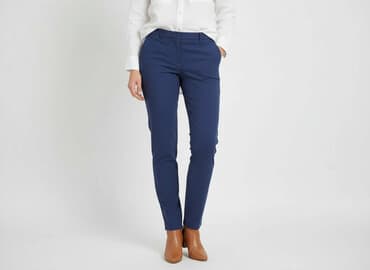 mohito marynarka niebieska: BODY FLIRT, Spodnie materiałowe damskie, rozmiar M — 7