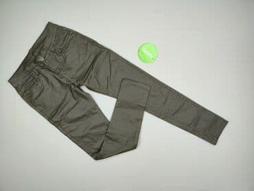 oliwkowe buty: Spodnie materiałowe damskie, rozmiar L — 2