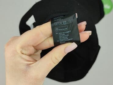 krótkie czarne spodenki z wysokim stanem: H&M, Szorty damskie, rozmiar S — 5