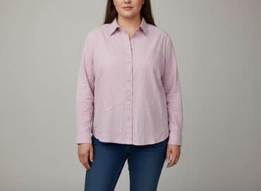 koszula satynowa rozowa: Koszula damska, rozmiar 2XL — 6