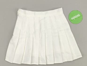biała spódniczka z zakładkami: Spódnica damska, rozmiar S — 3