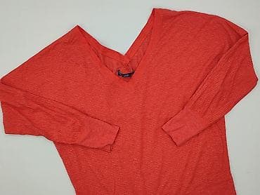 czerwony: Sweter damski, rozmiar M — 1
