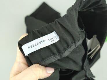 legginsy prążkowane reserved: Spodnie materiałowe damskie, rozmiar XS — 4