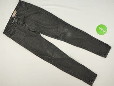 szare szerokie jeansy: Janina, Jeansy damskie, rozmiar S — 2